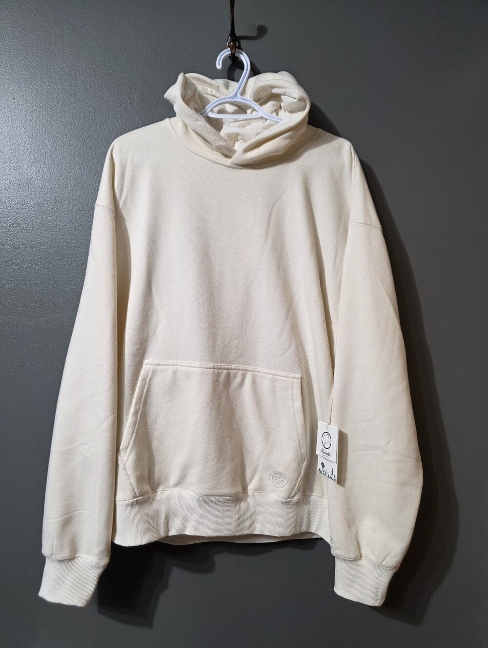 Kiwalla Hoodie Cream Men XL NEW